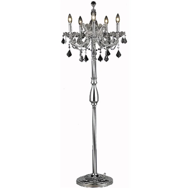 Way Switch Floor Lamp for Multiple Light Intensity LevelsMaria Theresa 5 light Chrome Floor Lamp Clear Swarovski Elements Cry - One Size Way Switch Floor Lamp for Multiple Light Intensity LevelsMaria Theresa 5 light Chrome Floor Lamp Clear Swarovski Elements Cry - One Size