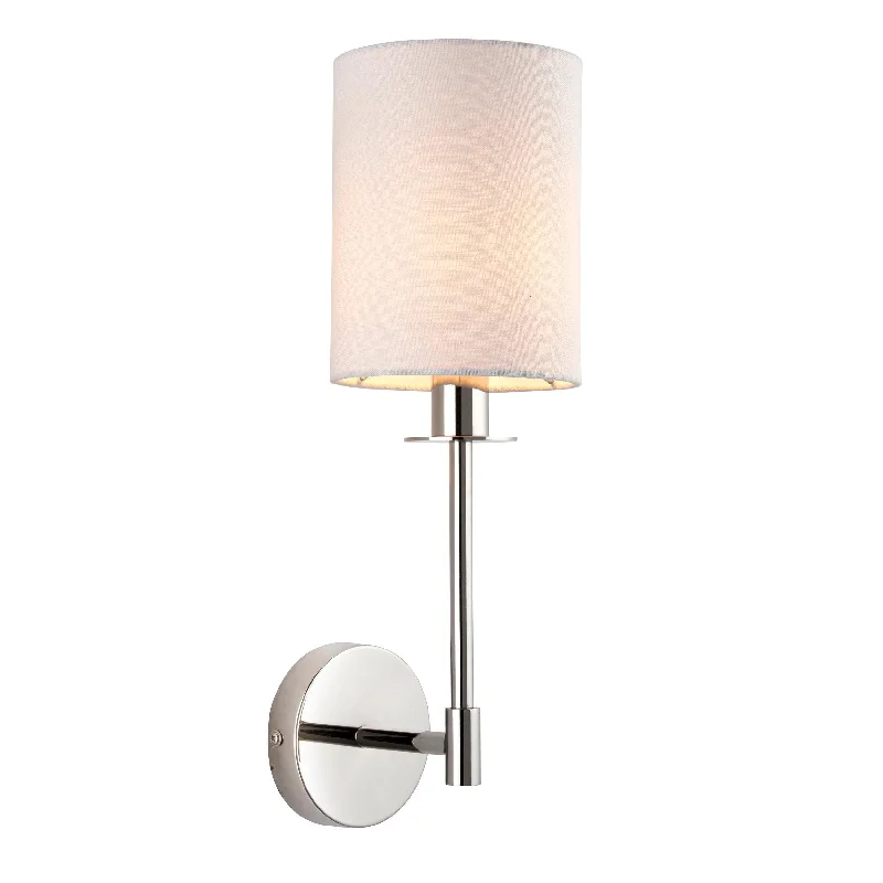 Glass Floor Lamp with Frosted Shades for Soft Diffused LightMartine Nickel Wall Light With Vintage White Shade Glass Floor Lamp with Frosted Shades for Soft Diffused LightMartine Nickel Wall Light With Vintage White Shade