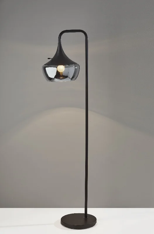 Adjustable Height Floor Lamp for Versatile Lighting NeedsModern Floor Lamp Gnome Smoked Glass Matte Black Adjustable Height Floor Lamp for Versatile Lighting NeedsModern Floor Lamp Gnome Smoked Glass Matte Black