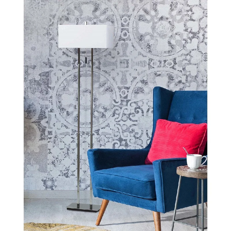 Smart Floor Lamp with Voice Control and Bluetooth ConnectivityPorch & Den Susitna Sturbridge 60-inch Chrome Finish 2-light Floor Lamp Smart Floor Lamp with Voice Control and Bluetooth ConnectivityPorch & Den Susitna Sturbridge 60-inch Chrome Finish 2-light Floor Lamp