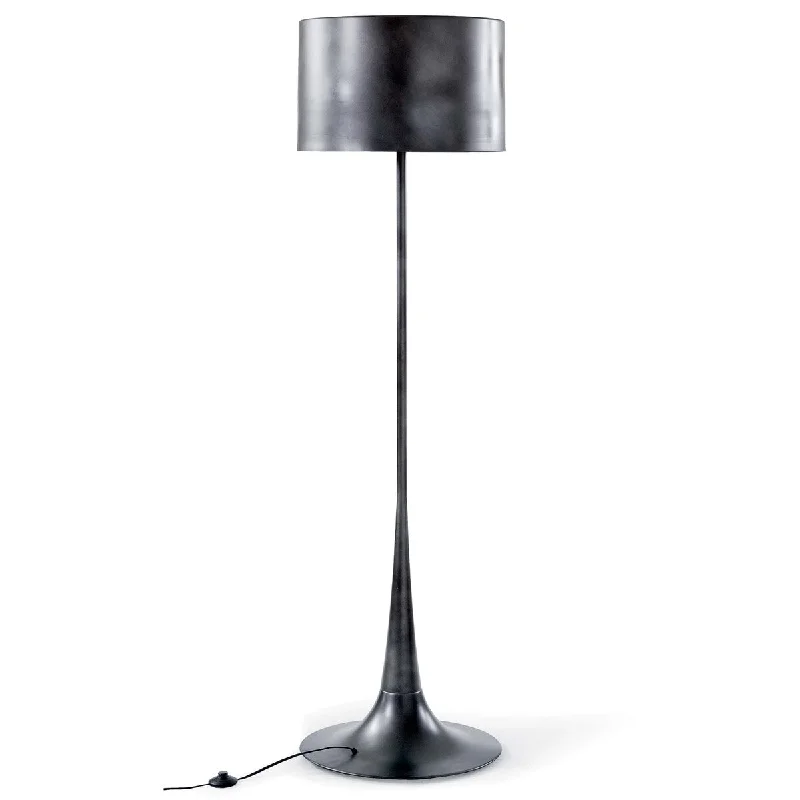 Way Switch Floor Lamp for Multiple Light Intensity LevelsRegina Andrew 14-1008BI One Light Floor Lamp Trilogy Blackened Steel - One Size Way Switch Floor Lamp for Multiple Light Intensity LevelsRegina Andrew 14-1008BI One Light Floor Lamp Trilogy Blackened Steel - One Size