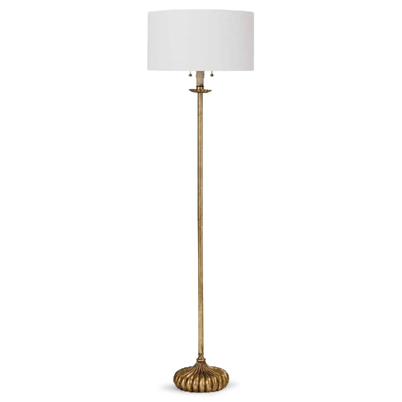 Marble Base Floor Lamp for a Touch of LuxuryRegina Andrew 14-1015 Two Light Floor Lamp Clove Antique Gold Leaf - One Size Marble Base Floor Lamp for a Touch of LuxuryRegina Andrew 14-1015 Two Light Floor Lamp Clove Antique Gold Leaf - One Size