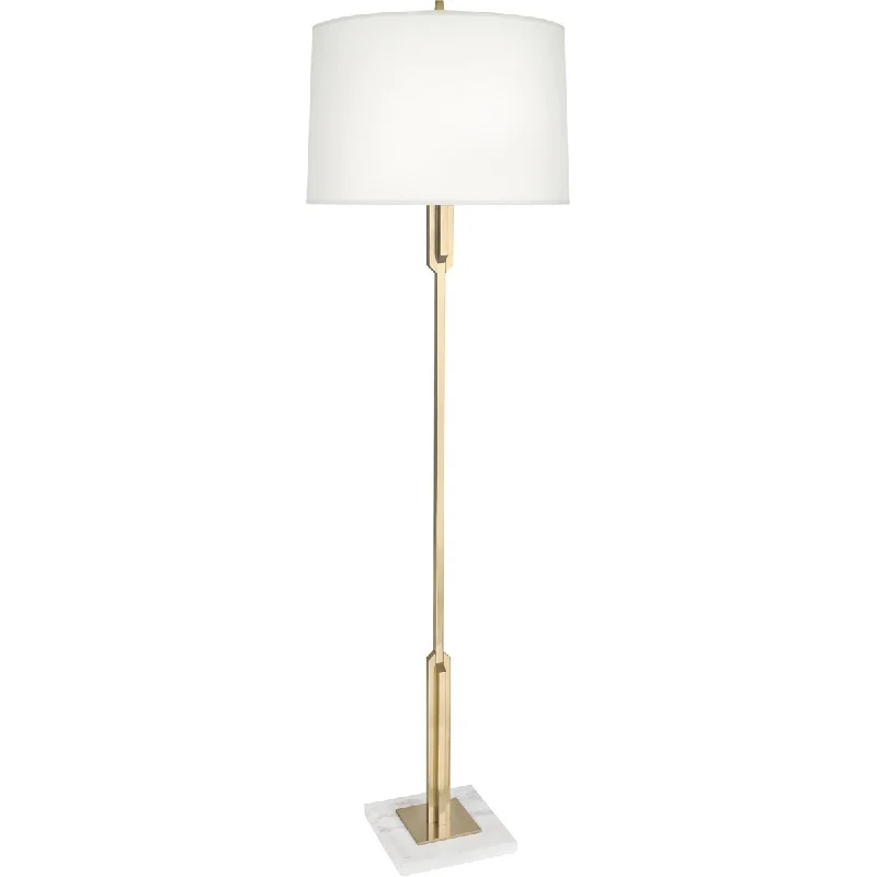 Marble Base Floor Lamp for a Touch of LuxuryRobert Abbey 227 One Light Floor Lamp Empire Modern Brass w/ White Marble - One Size Marble Base Floor Lamp for a Touch of LuxuryRobert Abbey 227 One Light Floor Lamp Empire Modern Brass w/ White Marble - One Size