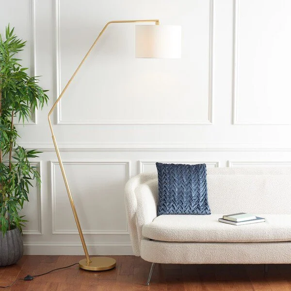 Modern Minimalist Floor Lamp for Contemporary Living RoomsSafavieh Elis Floor Lamp - Gold Modern Minimalist Floor Lamp for Contemporary Living RoomsSafavieh Elis Floor Lamp - Gold