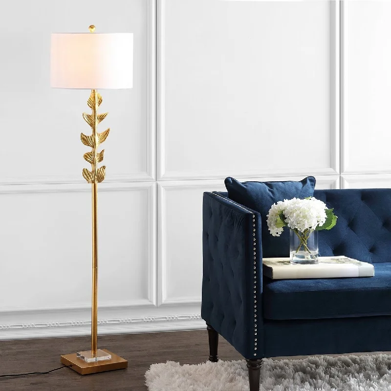 Dimmable Floor Lamp for Adjustable Lighting AmbianceSafavieh Georgiana Floor Lamp - Gold Leaf Dimmable Floor Lamp for Adjustable Lighting AmbianceSafavieh Georgiana Floor Lamp - Gold Leaf