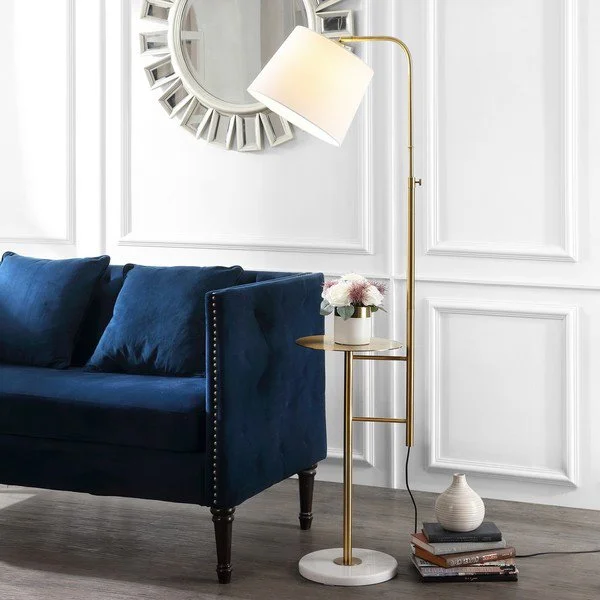 Metal Floor Lamp with a Matte Black Finish for a Sleek LookSafavieh Sorsi Floor Lamp - Brass Gold Metal Floor Lamp with a Matte Black Finish for a Sleek LookSafavieh Sorsi Floor Lamp - Brass Gold