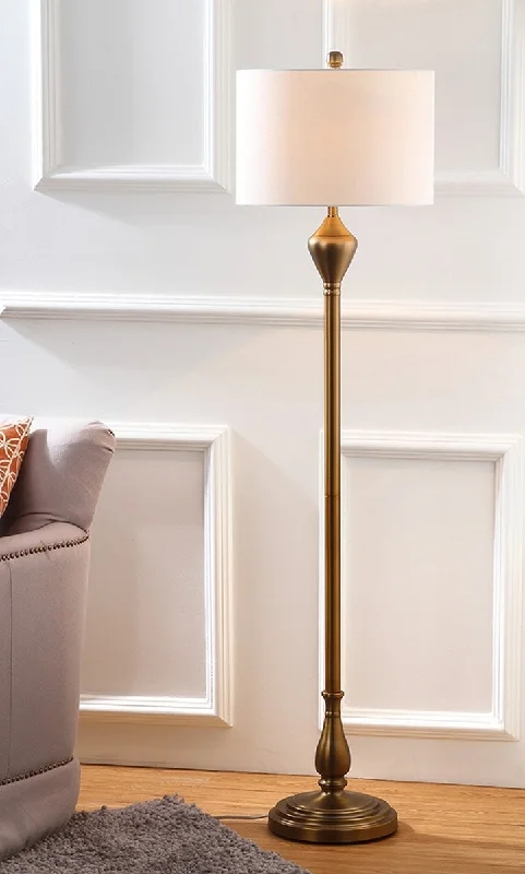 Fabric Floor Lamp with a Linen Shade for a Relaxed AestheticSafavieh Xenia 60.5-Inch H Floor Lamp - Gold Fabric Floor Lamp with a Linen Shade for a Relaxed AestheticSafavieh Xenia 60.5-Inch H Floor Lamp - Gold