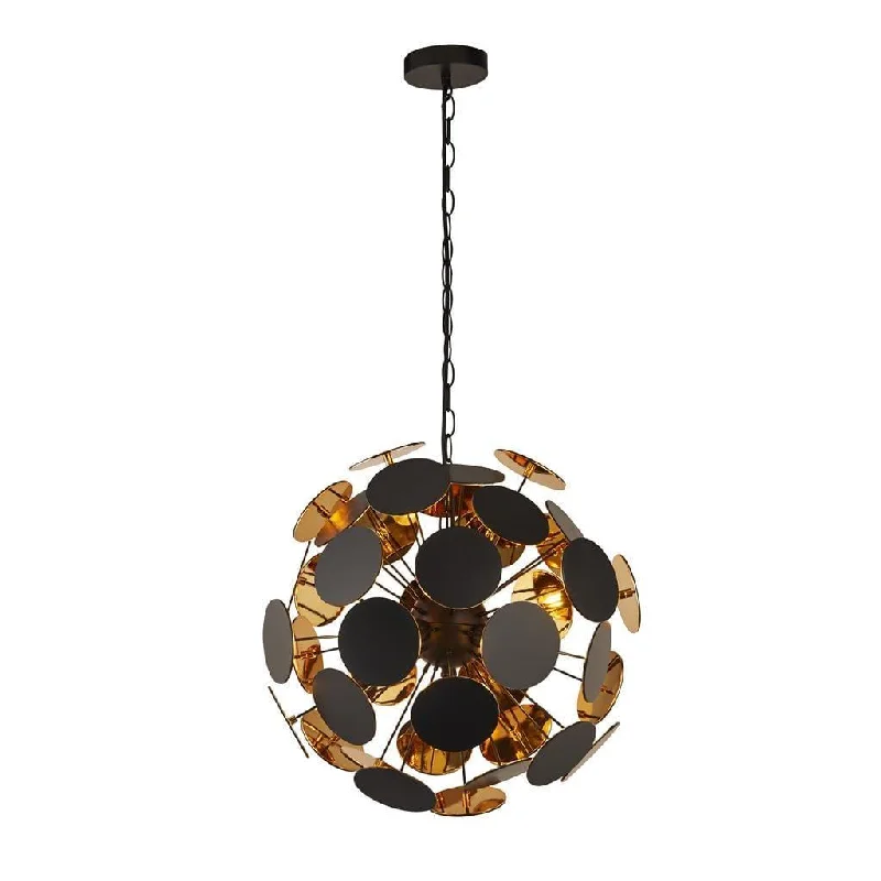 Smart Floor Lamp with Voice Control and Bluetooth ConnectivitySearchlight Discus 4 Light Black & Gold Ceiling Pendant Smart Floor Lamp with Voice Control and Bluetooth ConnectivitySearchlight Discus 4 Light Black & Gold Ceiling Pendant