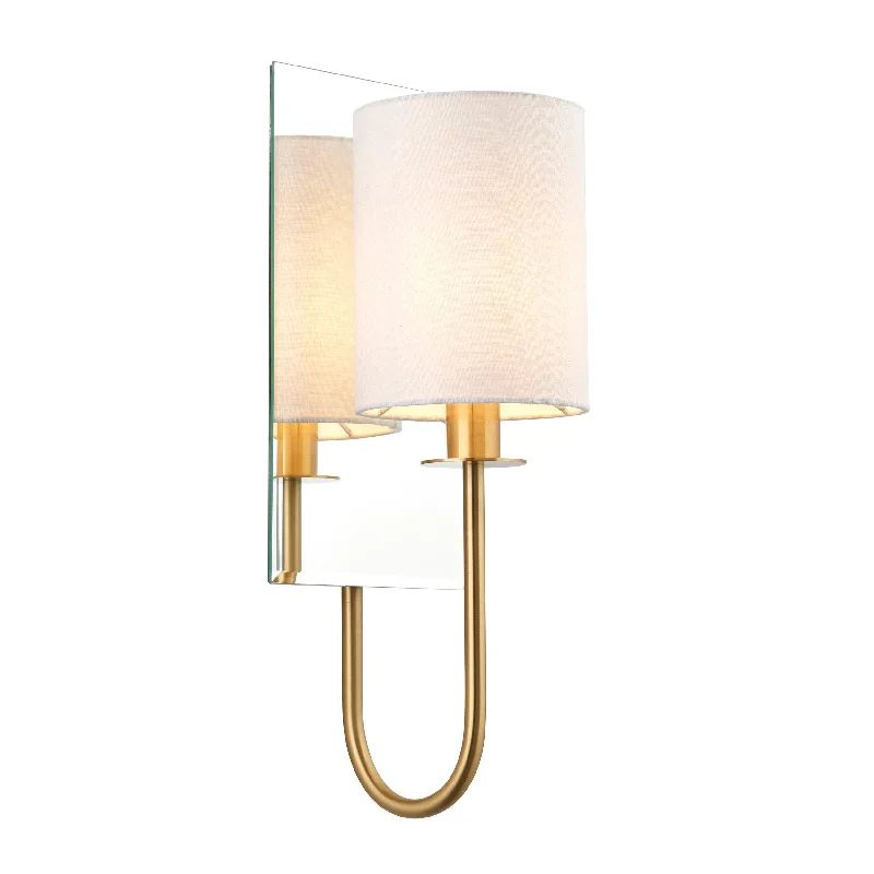 Bohemian Inspired Floor Lamp for Eclectic Home DecorSheena Brass Wall Light With Mirrored Glass Back Bohemian Inspired Floor Lamp for Eclectic Home DecorSheena Brass Wall Light With Mirrored Glass Back