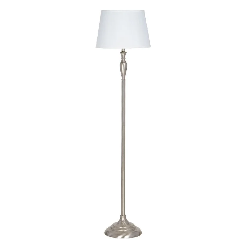 Adjustable Height Floor Lamp for Versatile Lighting NeedsSlim Metal Living Room Standing Floor Lamp With LED Light Bulb - 14x14x59.25 Adjustable Height Floor Lamp for Versatile Lighting NeedsSlim Metal Living Room Standing Floor Lamp With LED Light Bulb - 14x14x59.25