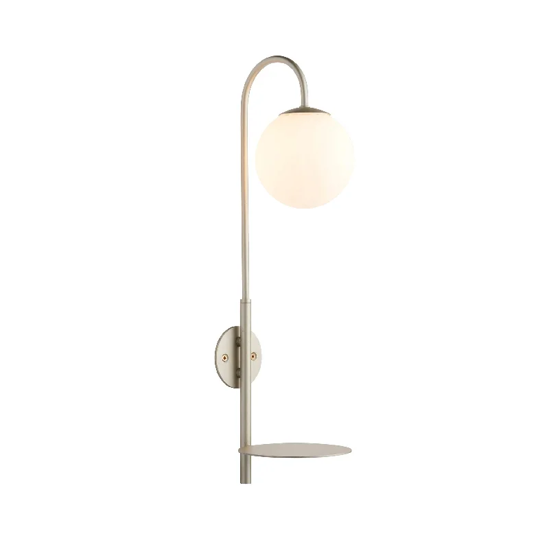 Industrial Style Floor Lamp with Exposed Bulbs for Loft ApartmentsSouthall Plug in Champagne Wall Light With Opal Glass Shade Industrial Style Floor Lamp with Exposed Bulbs for Loft ApartmentsSouthall Plug in Champagne Wall Light With Opal Glass Shade