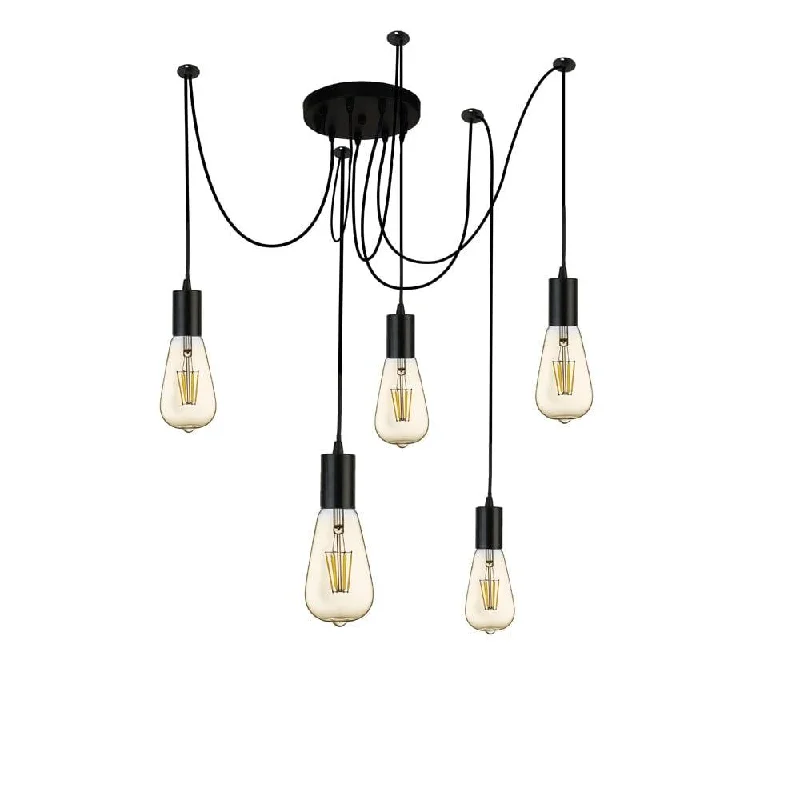 Bohemian Inspired Floor Lamp for Eclectic Home DecorSearchlight Squiggle 5 Light Black Cable Ceiling Pendant Bohemian Inspired Floor Lamp for Eclectic Home DecorSearchlight Squiggle 5 Light Black Cable Ceiling Pendant