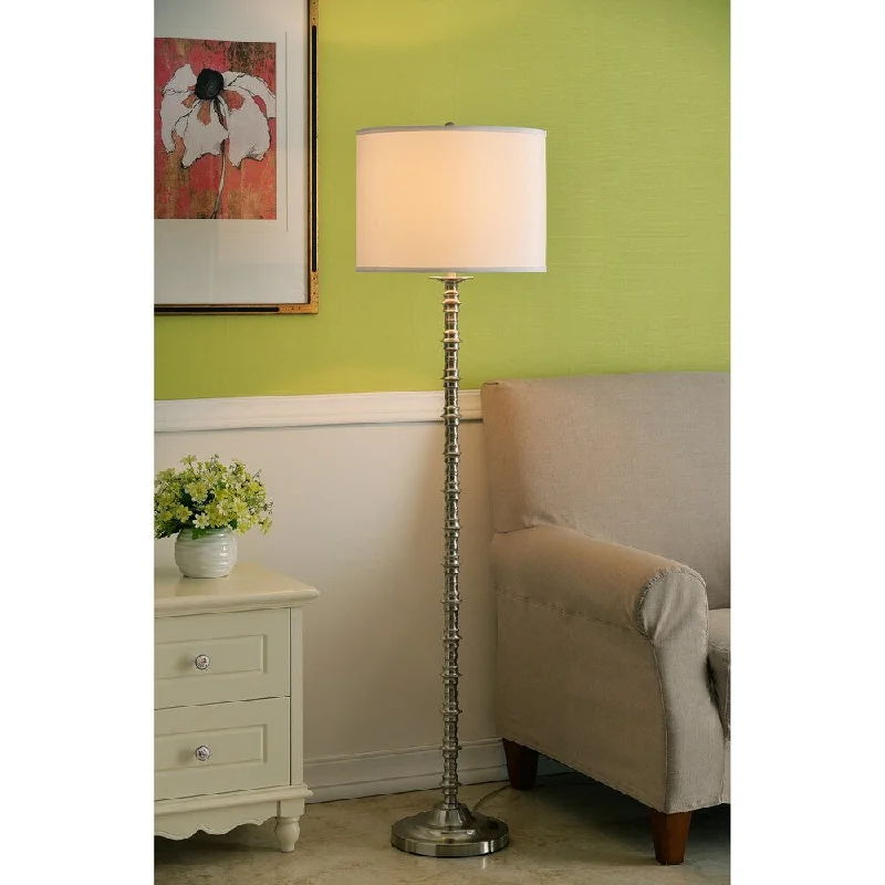 Way Switch Floor Lamp for Multiple Light Intensity LevelsStella 60.5" Brushed Steel Floor Lamp Way Switch Floor Lamp for Multiple Light Intensity LevelsStella 60.5" Brushed Steel Floor Lamp
