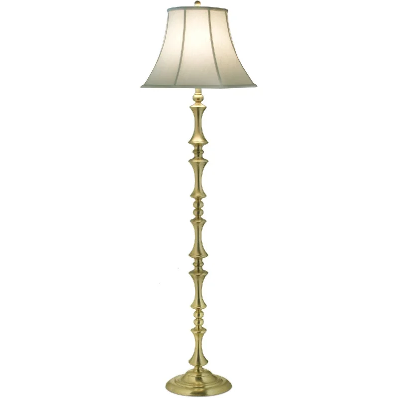 Bohemian Inspired Floor Lamp for Eclectic Home DecorStiffel FL-1320-C550-SB Signature 64 inch 150 watt Satin Brass Floor - One Size Bohemian Inspired Floor Lamp for Eclectic Home DecorStiffel FL-1320-C550-SB Signature 64 inch 150 watt Satin Brass Floor - One Size