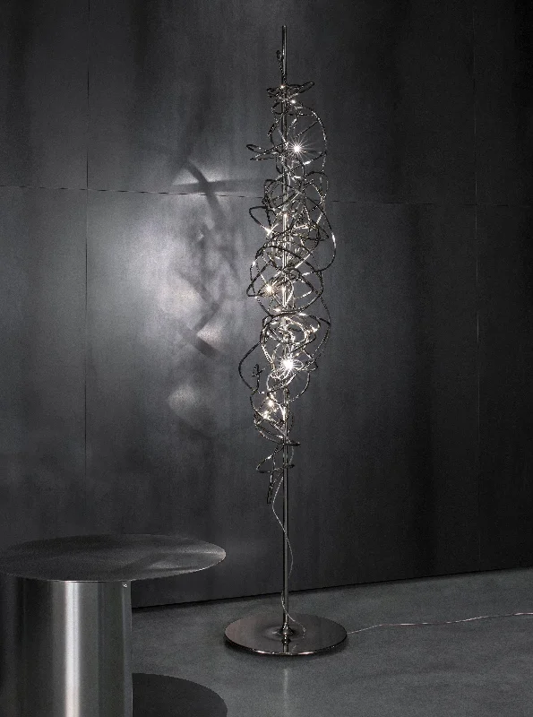 Metal Floor Lamp with a Matte Black Finish for a Sleek LookTerzani Doodle Floor Lamp Metal Floor Lamp with a Matte Black Finish for a Sleek LookTerzani Doodle Floor Lamp