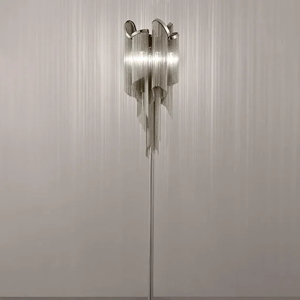 Metal Floor Lamp with a Matte Black Finish for a Sleek LookTerzani Stream Floor Lamp