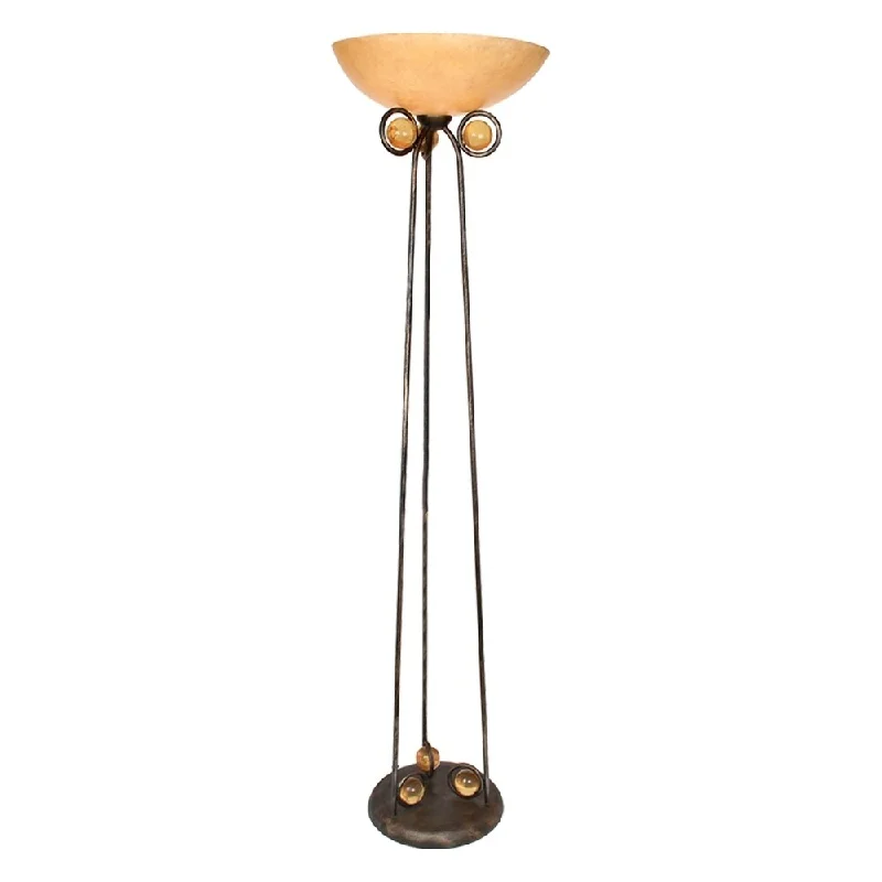 Smart Floor Lamp with Voice Control and Bluetooth ConnectivityTrio