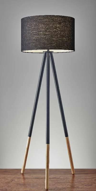 Dimmable Floor Lamp for Adjustable Lighting AmbianceTripod Floor Lamp Urban Mixed Metal and Wood By Homeroots Dimmable Floor Lamp for Adjustable Lighting AmbianceTripod Floor Lamp Urban Mixed Metal and Wood By Homeroots