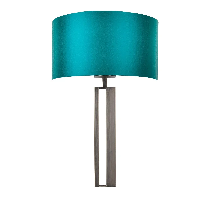 Modern Minimalist Floor Lamp for Contemporary Living RoomsVenice Bronze Art Deco Wall Light with Teal Half Shade Modern Minimalist Floor Lamp for Contemporary Living RoomsVenice Bronze Art Deco Wall Light with Teal Half Shade