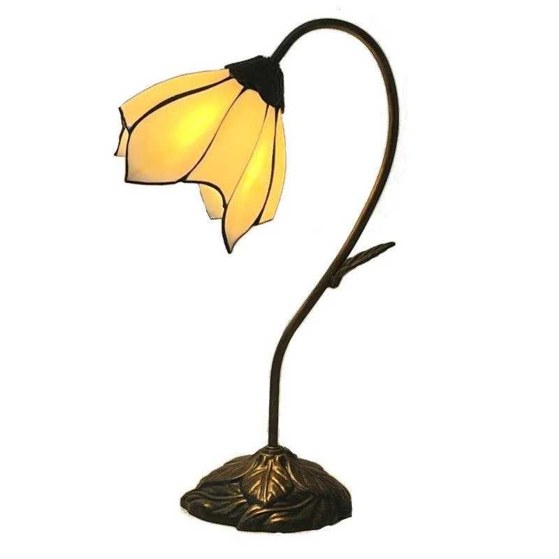 Rustic Farmhouse Style Floor Lamp for Cozy BedroomsWantage Swan Neck Tiffany Lamp - Tiffany Lighting Direct