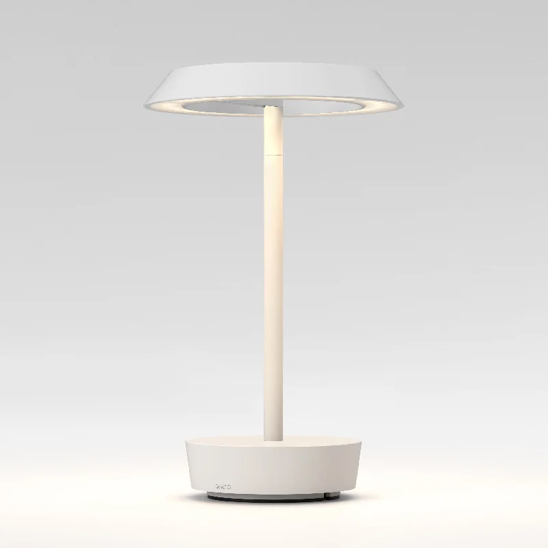 gothic style table lamps with dark finishes for a mysterious lookAstro Halo Portable Rechargeable Desk Lamp Matt White