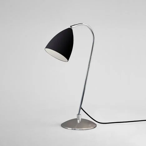 metal table lamps with a matte black finish for a sleek appearanceAstro Joel Table Lamp Matt Black and Polished Chrome