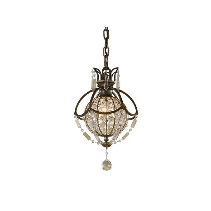 Glass Ceiling Lights with Frosted, Colored, or Etched GlassBellini Pendant Light E14 in Bronze Elstead Lighting - ELS.FE-BELLINI-P Glass Ceiling Lights with Frosted, Colored, or Etched GlassBellini Pendant Light E14 in Bronze Elstead Lighting - ELS.FE-BELLINI-P