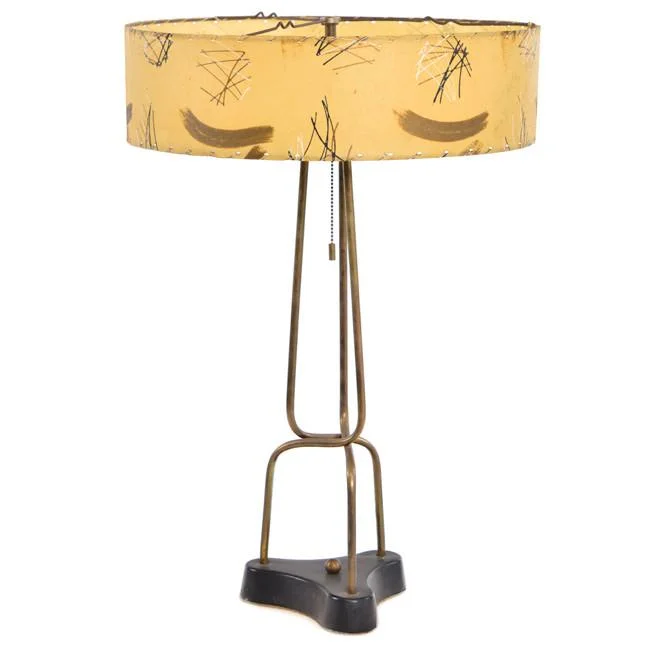 art deco table lamps with geometric shapes for a retro touchBrass Rods & Tan Shade Table Lamp art deco table lamps with geometric shapes for a retro touchBrass Rods & Tan Shade Table Lamp