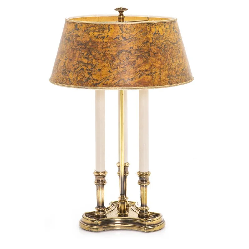 rustic farmhouse table lamps for cozy kitchensBrass Candlestick Lamp
