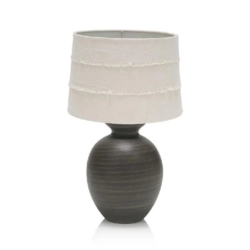 ceramic table lamps with hand painted designs for an artistic touchBrown Clay Vase Lamp ceramic table lamps with hand painted designs for an artistic touchBrown Clay Vase Lamp