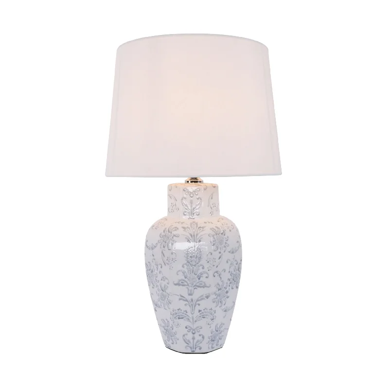 gothic style table lamps with dark finishes for a mysterious lookBush Flower Ceramic Jar Table Lamp 59cm gothic style table lamps with dark finishes for a mysterious lookBush Flower Ceramic Jar Table Lamp 59cm