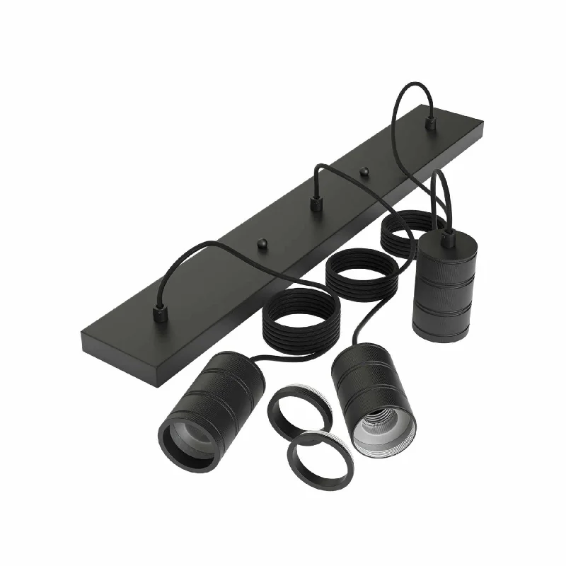 Gothic Ceiling Lights with Dark Metalwork and Pointed ArchesCalex 965246 Multi Cord Set Black Pendant 3x E27 Gothic Ceiling Lights with Dark Metalwork and Pointed ArchesCalex 965246 Multi Cord Set Black Pendant 3x E27