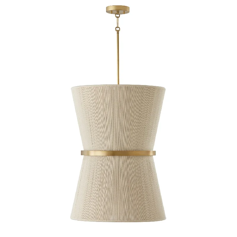 Scandinavian Style Ceiling Lights with Light Wood AccentsCapital Cecilia 541261NP Pendant Light - Bleached Natural Rope and Patinaed Brass Scandinavian Style Ceiling Lights with Light Wood AccentsCapital Cecilia 541261NP Pendant Light - Bleached Natural Rope and Patinaed Brass