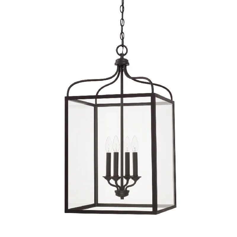 Japanese - Inspired Ceiling Lights with Shoji - Screen - like DiffusersCapital Claude 528642BI Pendant Light - Black Iron Japanese - Inspired Ceiling Lights with Shoji - Screen - like DiffusersCapital Claude 528642BI Pendant Light - Black Iron