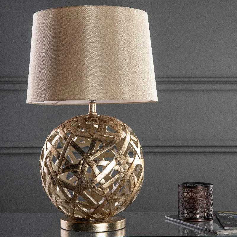 industrial style table lamps with exposed bulbs for loft apartmentsCarmona Gold Table Lamp