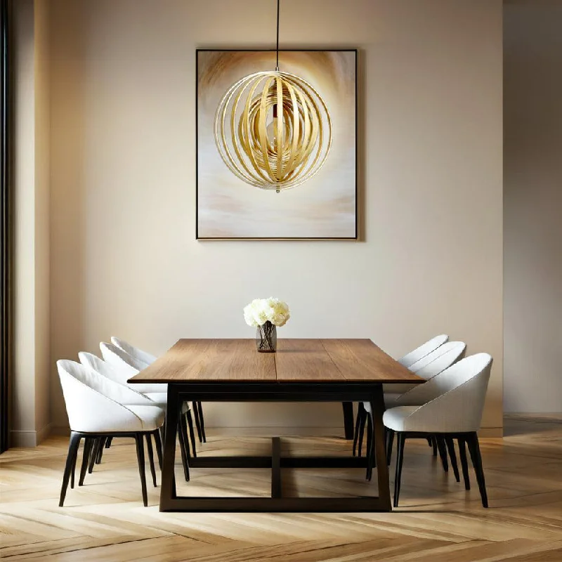 Industrial Style Ceiling Lights with Exposed Bulbs and Metal CagesGloria Pendant Light in Natural Wood Eurotech - W360 Industrial Style Ceiling Lights with Exposed Bulbs and Metal CagesGloria Pendant Light in Natural Wood Eurotech - W360