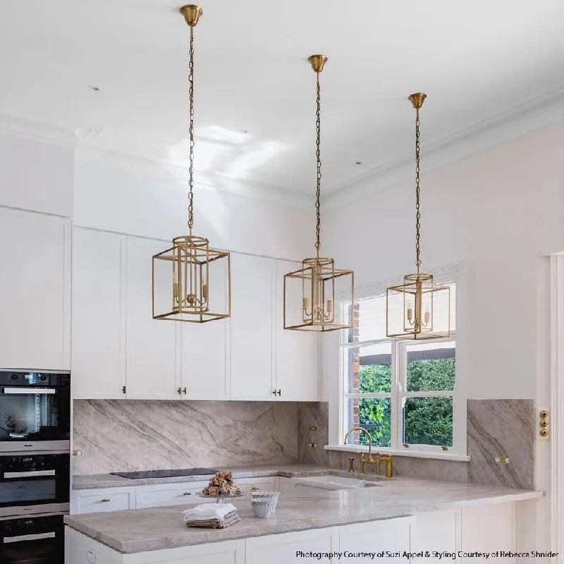 African - Inspired Ceiling Lights with Tribal Patterns and Natural MaterialsConcord Pendant Light 2Lt Small in Brass or Nickel African - Inspired Ceiling Lights with Tribal Patterns and Natural MaterialsConcord Pendant Light 2Lt Small in Brass or Nickel