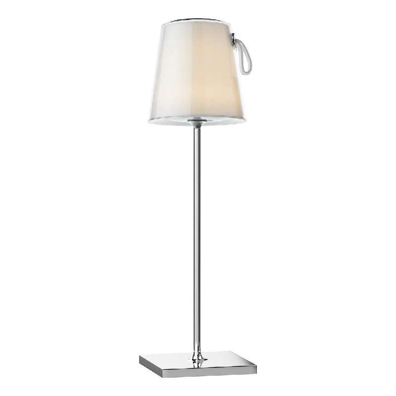 industrial style table lamps with exposed bulbs for loft apartmentsDar Egor Table Lamp Polished Chrome and Colour Changing LED industrial style table lamps with exposed bulbs for loft apartmentsDar Egor Table Lamp Polished Chrome and Colour Changing LED