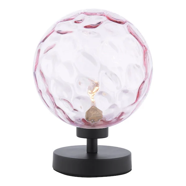 marble table lamps with a luxurious veined pattern for high end decorDar Esben Touch Table Lamp Black with Pink Glass marble table lamps with a luxurious veined pattern for high end decorDar Esben Touch Table Lamp Black with Pink Glass