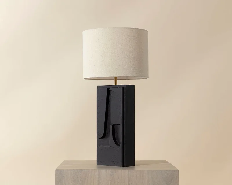 crystal table lamps with dazzling prisms for a glamorous effectDirsan Table Lamp - Black crystal table lamps with dazzling prisms for a glamorous effectDirsan Table Lamp - Black