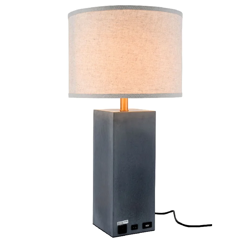wooden table lamps with natural grain for a warm and organic feelElegant Lighting TL3008 Brio Lamp Concrete wooden table lamps with natural grain for a warm and organic feelElegant Lighting TL3008 Brio Lamp Concrete