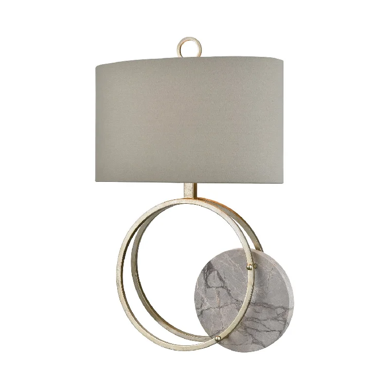 wooden table lamps with natural grain for a warm and organic feelElk Lighting D4111 Moonstruck Lamp Gray