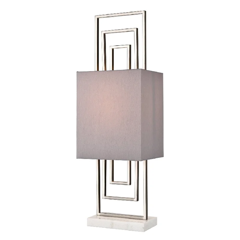 wooden table lamps with natural grain for a warm and organic feelElk Lighting H0019-8556 Modern Marstrand Lamp Satin Nickel wooden table lamps with natural grain for a warm and organic feelElk Lighting H0019-8556 Modern Marstrand Lamp Satin Nickel