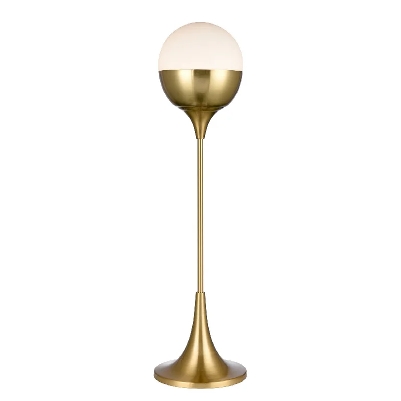 victorian style table lamps with ornate details for traditional homesElk Lighting H0019-9509 Modern Robin Avenue Lamp Satin Gold