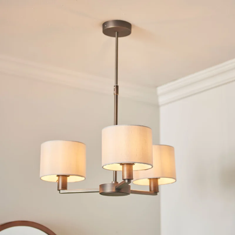 Art Nouveau Ceiling Lights with Organic, Flowing ShapesDaley 3lt pendant