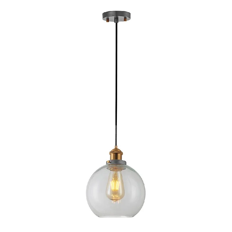 Tropical - Themed Ceiling Lights with Palm - Leaf Shapes and Rattan WrapsEsther Pendant Light in Brass and Gun Metal Eurotech - KP199 Tropical - Themed Ceiling Lights with Palm - Leaf Shapes and Rattan WrapsEsther Pendant Light in Brass and Gun Metal Eurotech - KP199