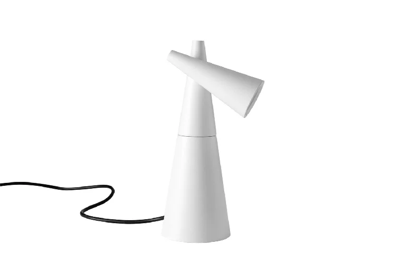 fabric table lamps with a linen shade for a relaxed and breathable lookEstiluz Lighting M-3335-74 Modern Cornet Lamp White fabric table lamps with a linen shade for a relaxed and breathable lookEstiluz Lighting M-3335-74 Modern Cornet Lamp White