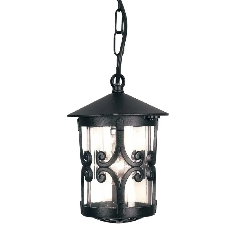 Moroccan Ceiling Lights with Colorful Stained Glass and Geometric CarvingsHereford Porch Chain Lantern E27 in Black Elstead Lighting - ELS.BL13B-BLACK Moroccan Ceiling Lights with Colorful Stained Glass and Geometric CarvingsHereford Porch Chain Lantern E27 in Black Elstead Lighting - ELS.BL13B-BLACK