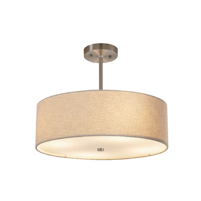 Victorian - Inspired Ceiling Lights with Ornate Crystal ChandeliersJustice Designs Classic FAB-9591-CREM-NCKL Pendant Light - Brushed Nickel Victorian - Inspired Ceiling Lights with Ornate Crystal ChandeliersJustice Designs Classic FAB-9591-CREM-NCKL Pendant Light - Brushed Nickel