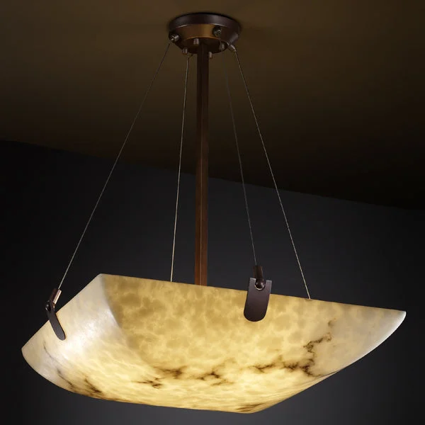 Japanese - Inspired Ceiling Lights with Shoji - Screen - like DiffusersJustice Designs LumenAria FAL-9622-25-DBRZ-LED5-5000 Pendant Light - Dark Bronze Japanese - Inspired Ceiling Lights with Shoji - Screen - like DiffusersJustice Designs LumenAria FAL-9622-25-DBRZ-LED5-5000 Pendant Light - Dark Bronze